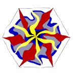 Triflexagon with Design